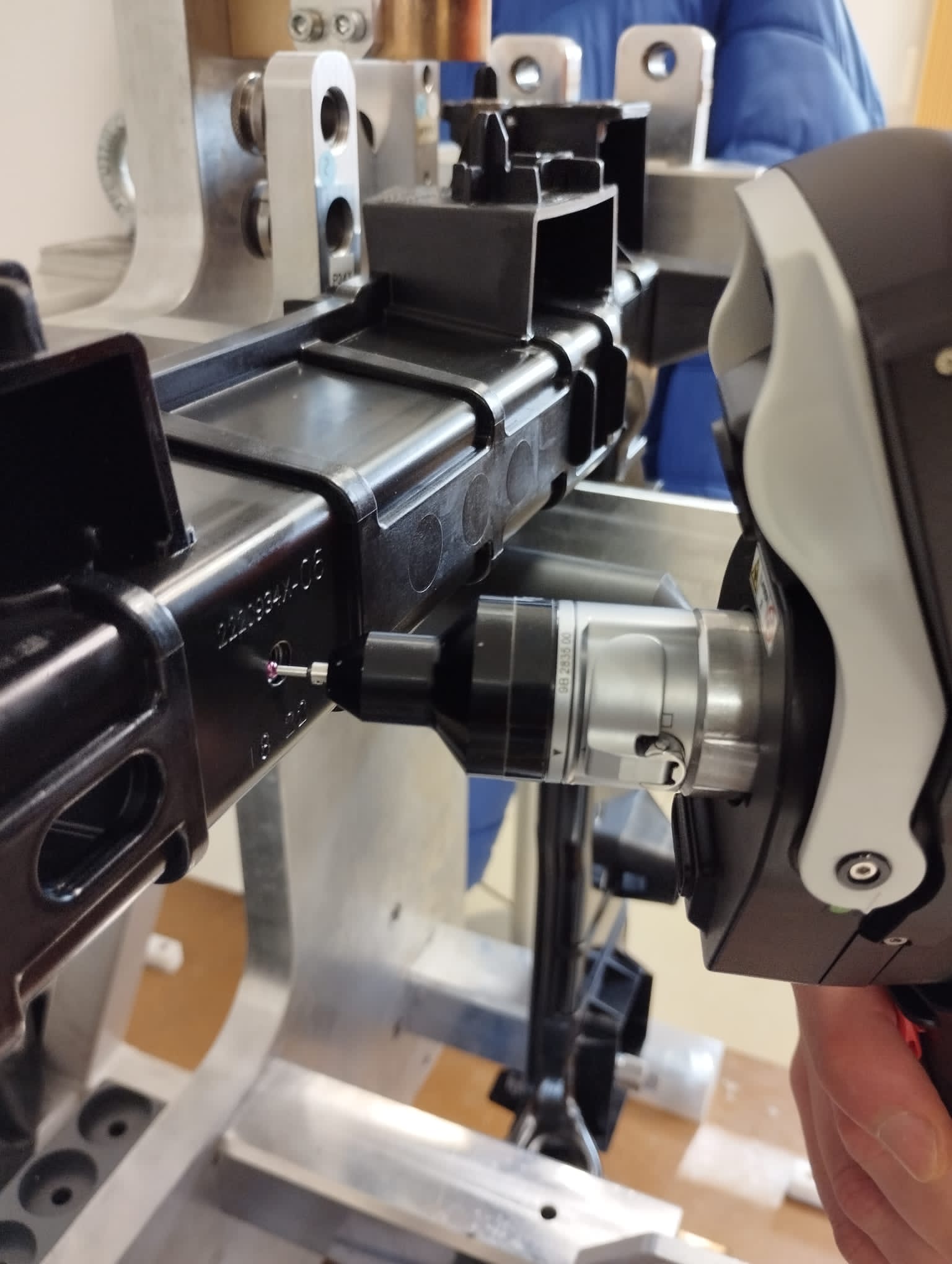 Palpación con brazo portátil